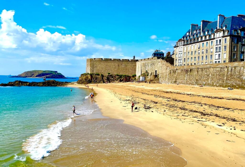 La plage de Saint-Malo