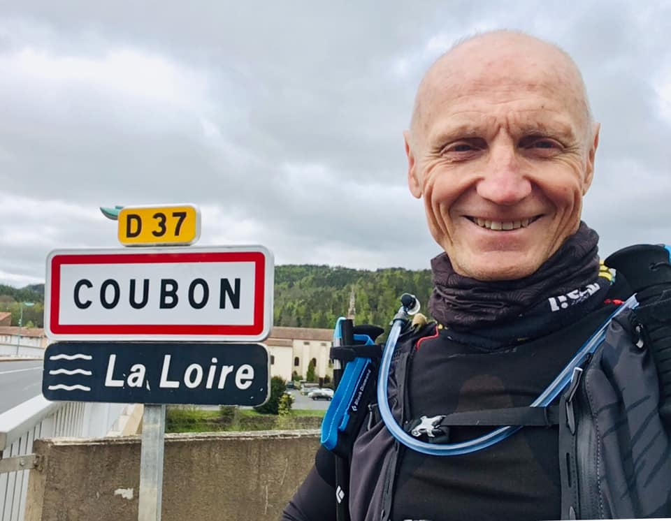 Jean-Louis Boudart sur le chemin de Stevenson