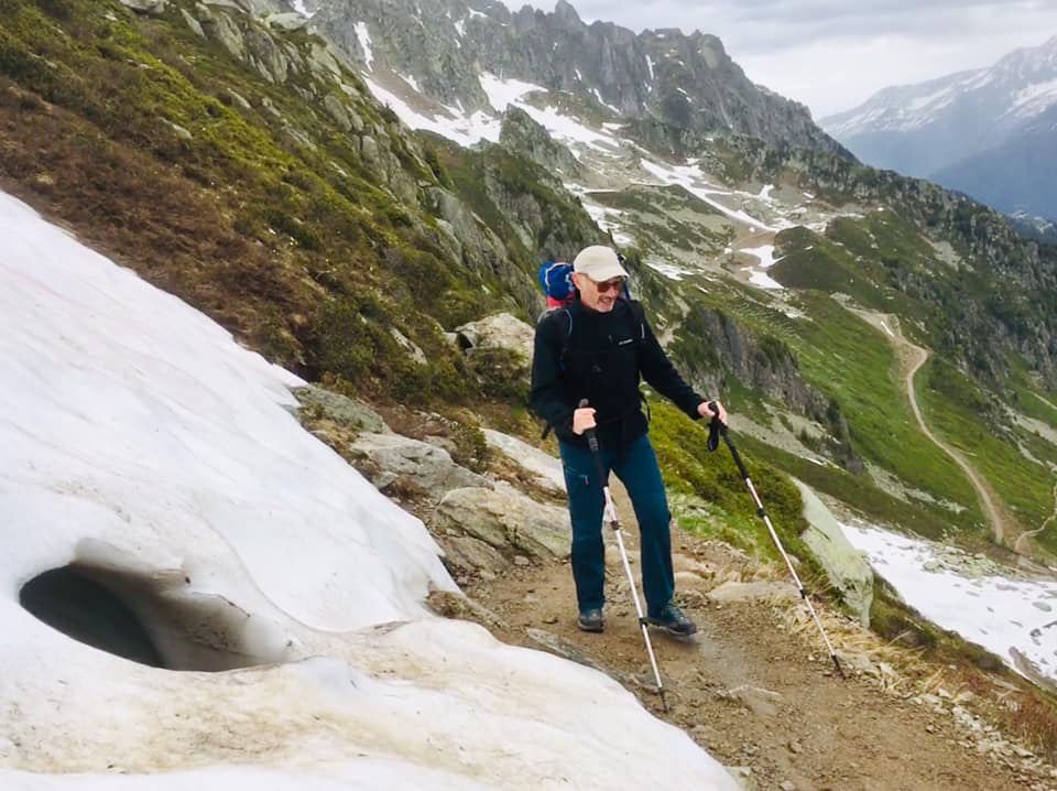 Névés sur le Tour du Mont-Blanc