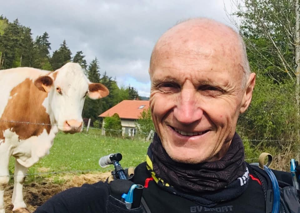 Jean-Louis Boudart sur le chemin de Stevenson