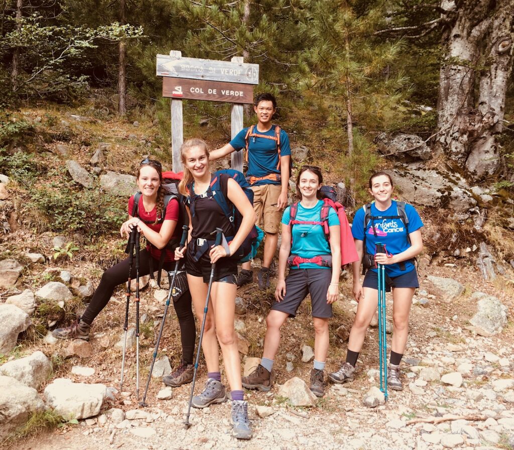 Groupe de marcheurs GR 20