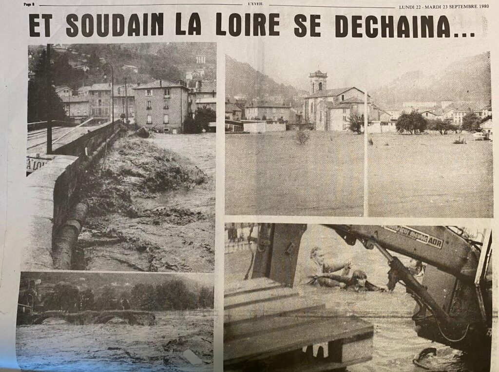 Crue de la Loire 21 septembre 1980