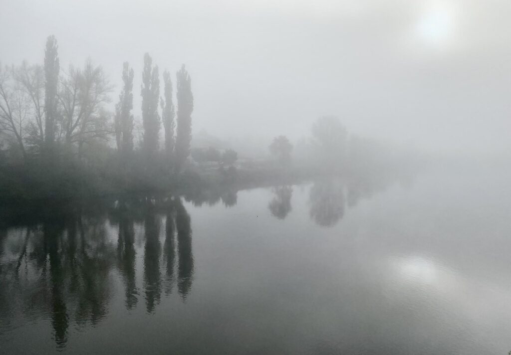 Brume fluviale à Retournac