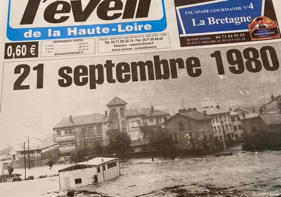 Crue de la Loire 21 septembre 1980