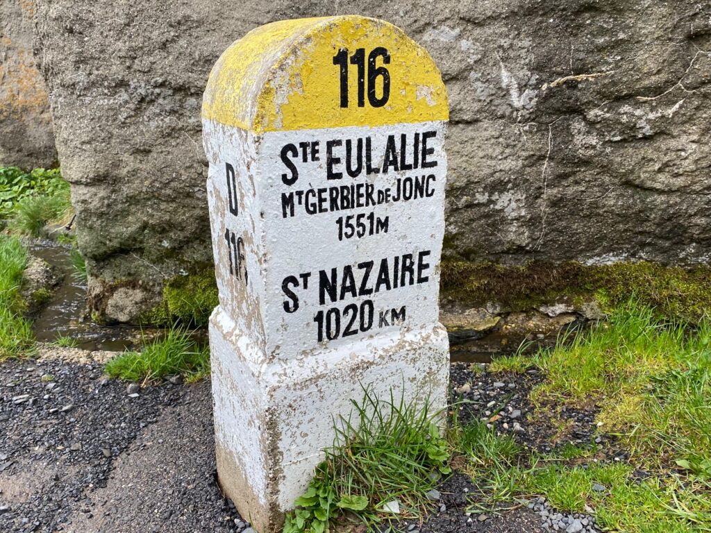 La première borne kilomètrique