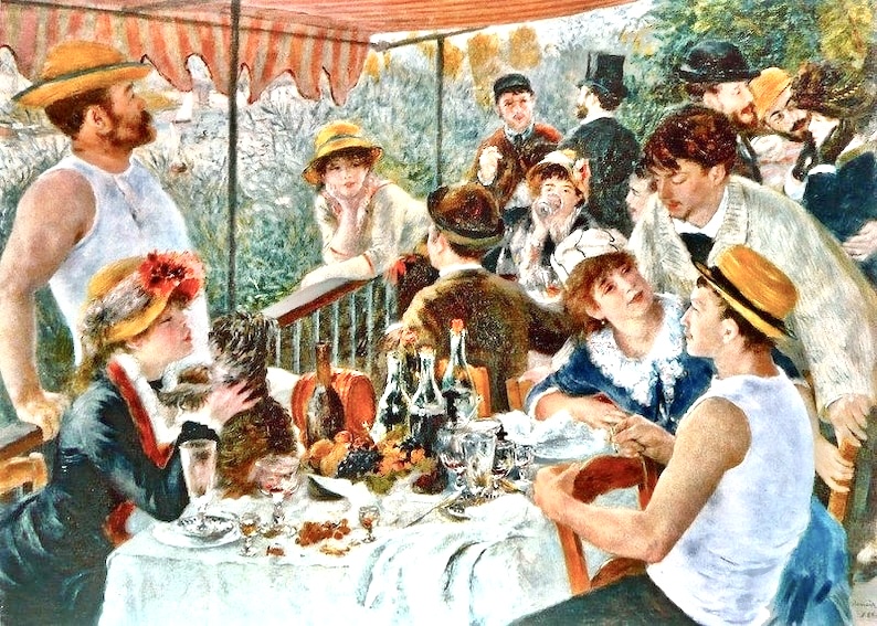 Le déjeuner des canotiers, de Renoir
