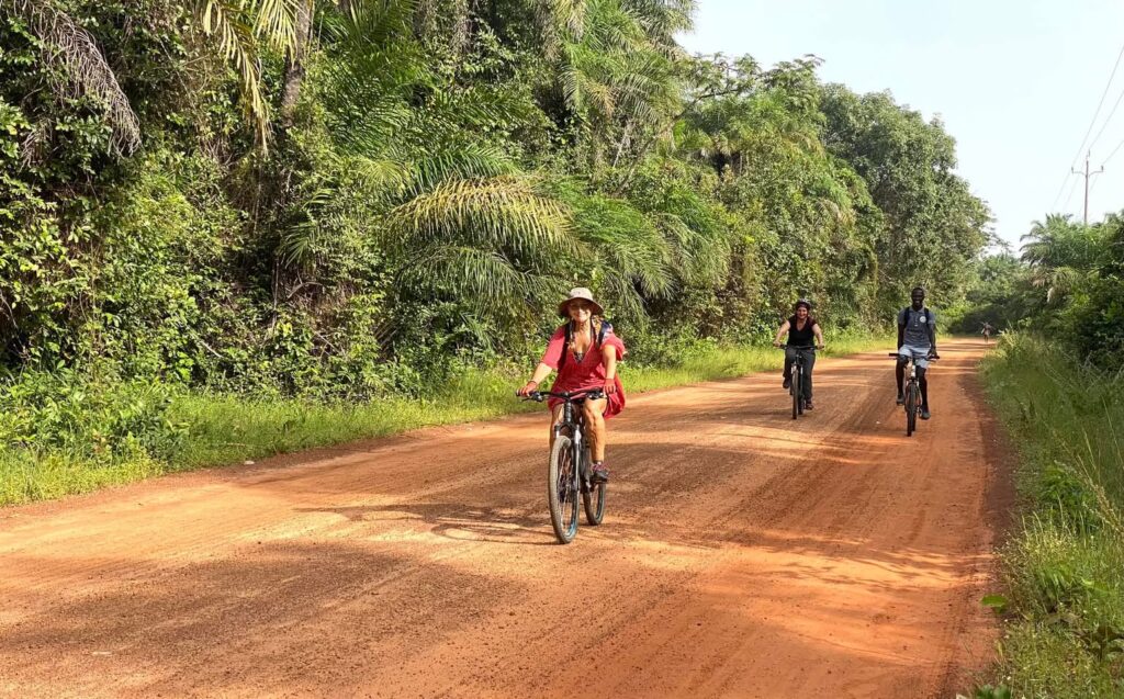 Vélo en Casamance
