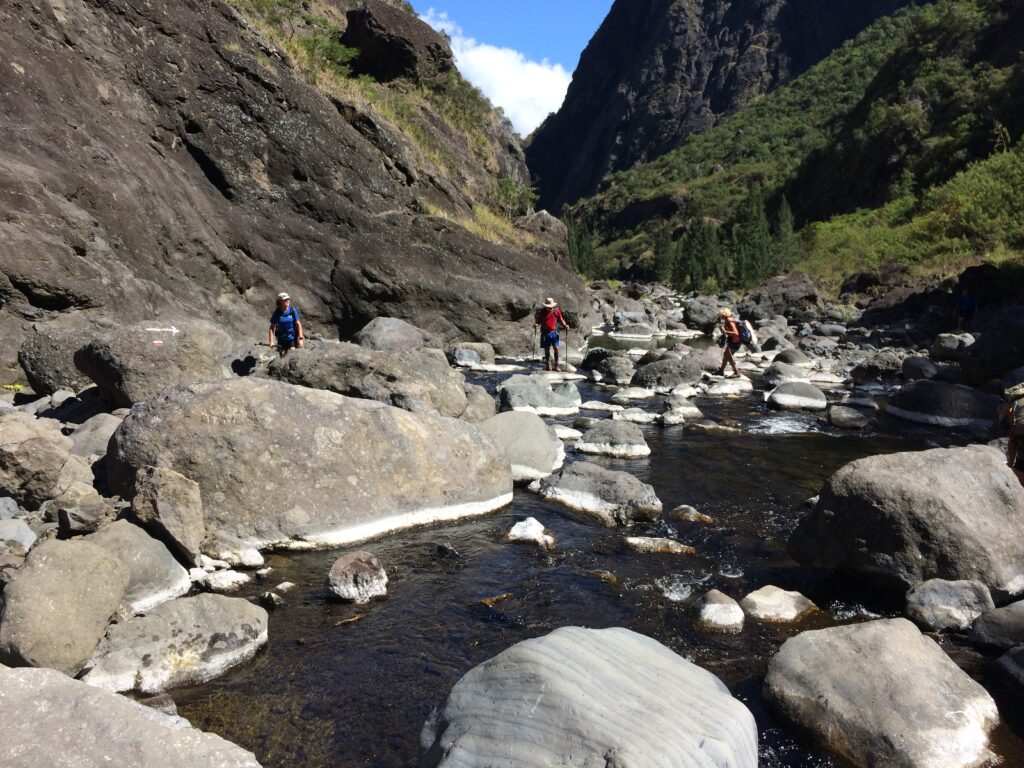 La rivière des Galets, à La Réunion