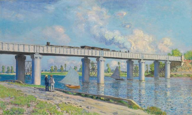 Le Pont d'Argenteuil, par Monet