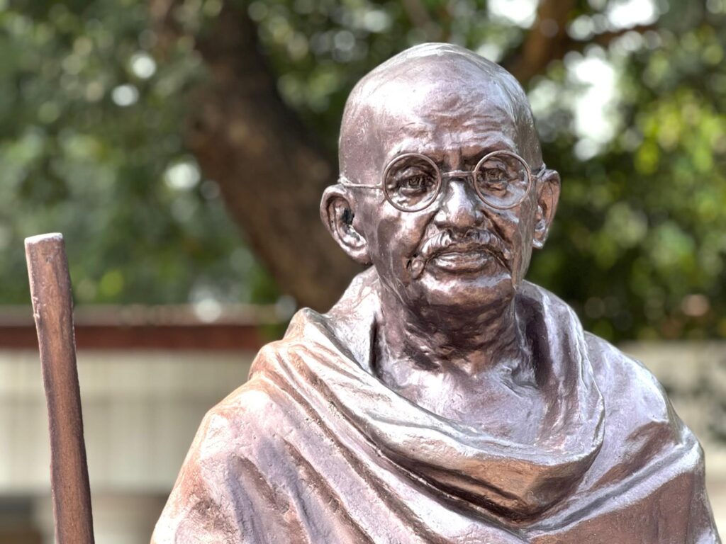 Statue de Gandhi, New Delhi, Inde