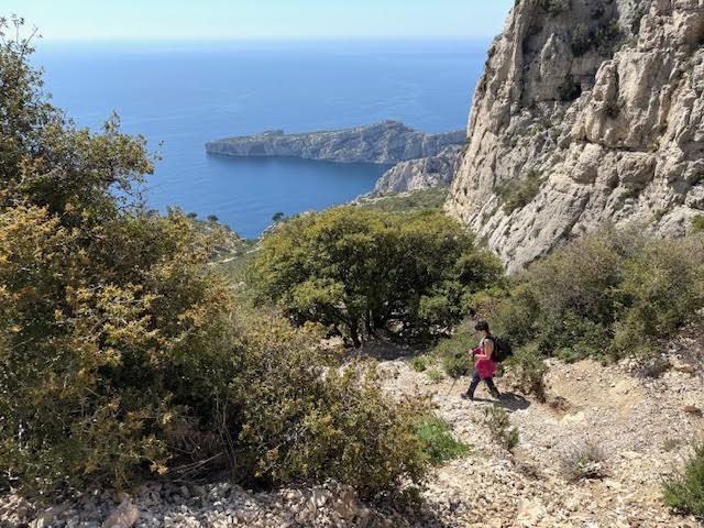Vers le col de la Candelle, Marseille