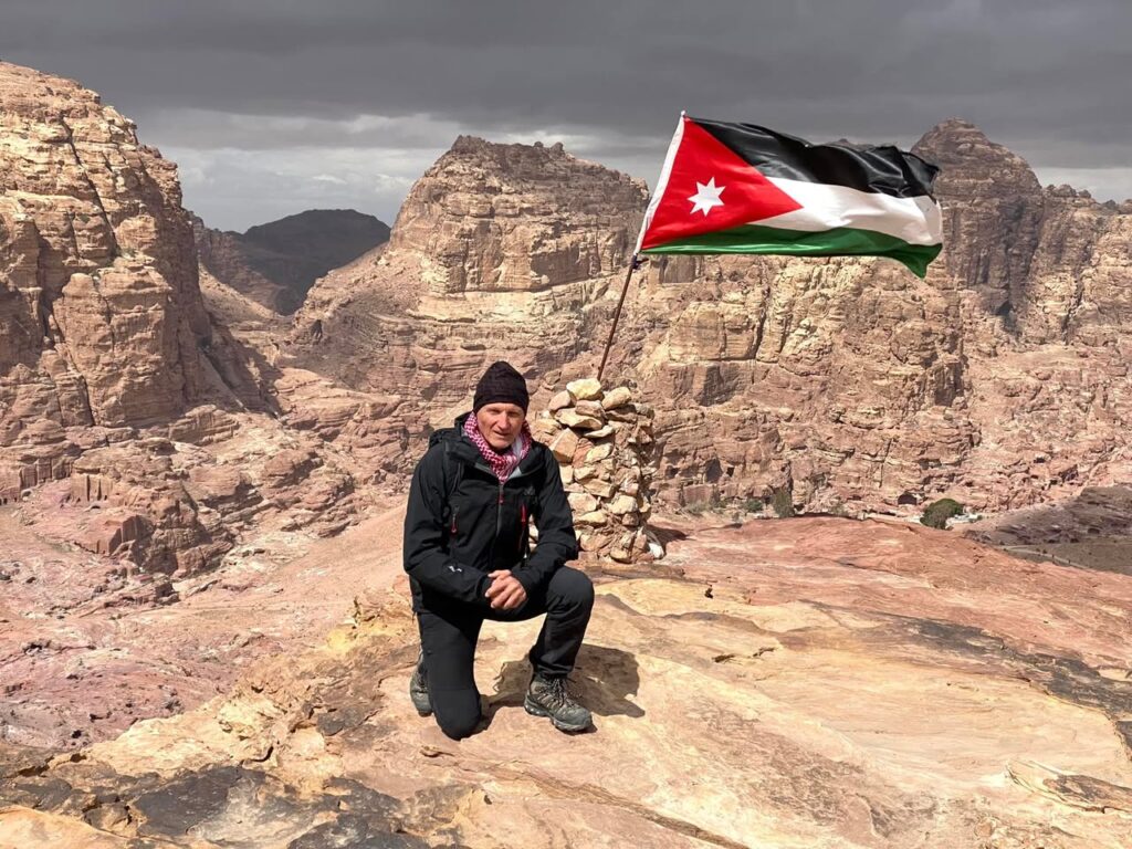 Dans le désert du Wadi Rum, Jordanie
