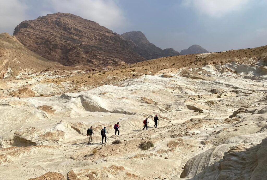 Dans le désert du Wadi Rum, Jordanie