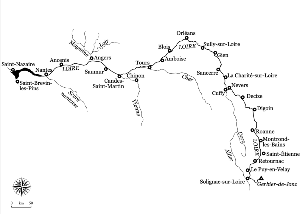 Carte de la Loire © Marc Alaux