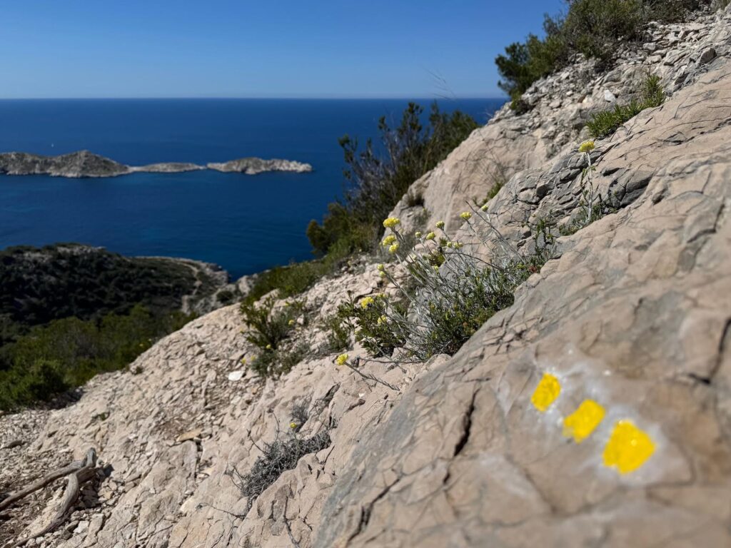 Randonnée Pas de la Demi Lune, calanques de Marseille