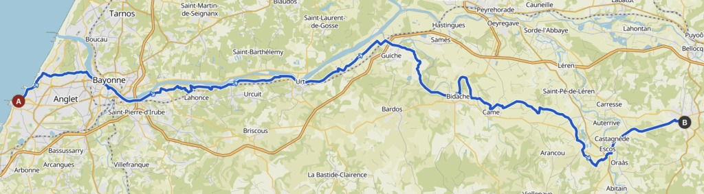 1ère étape Vélosud