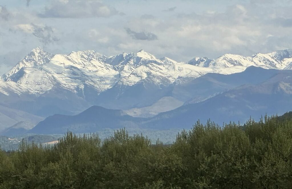 Les Pyrénées vues de Pau