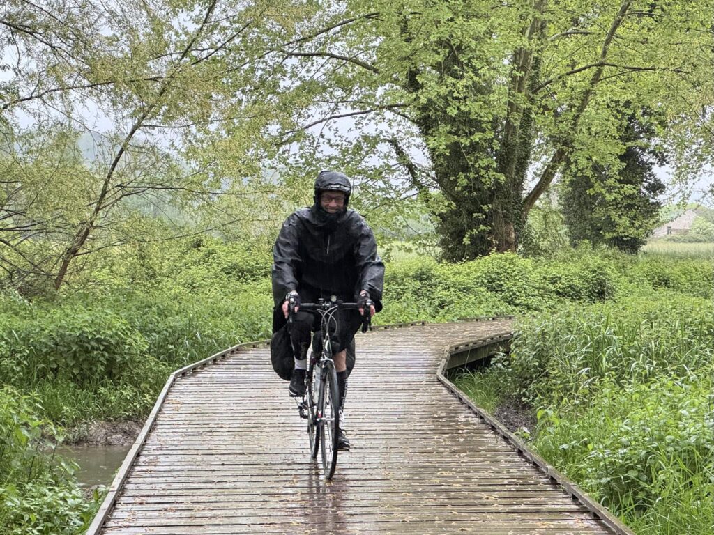 La Vélosud (V 81) sous la pluie !
