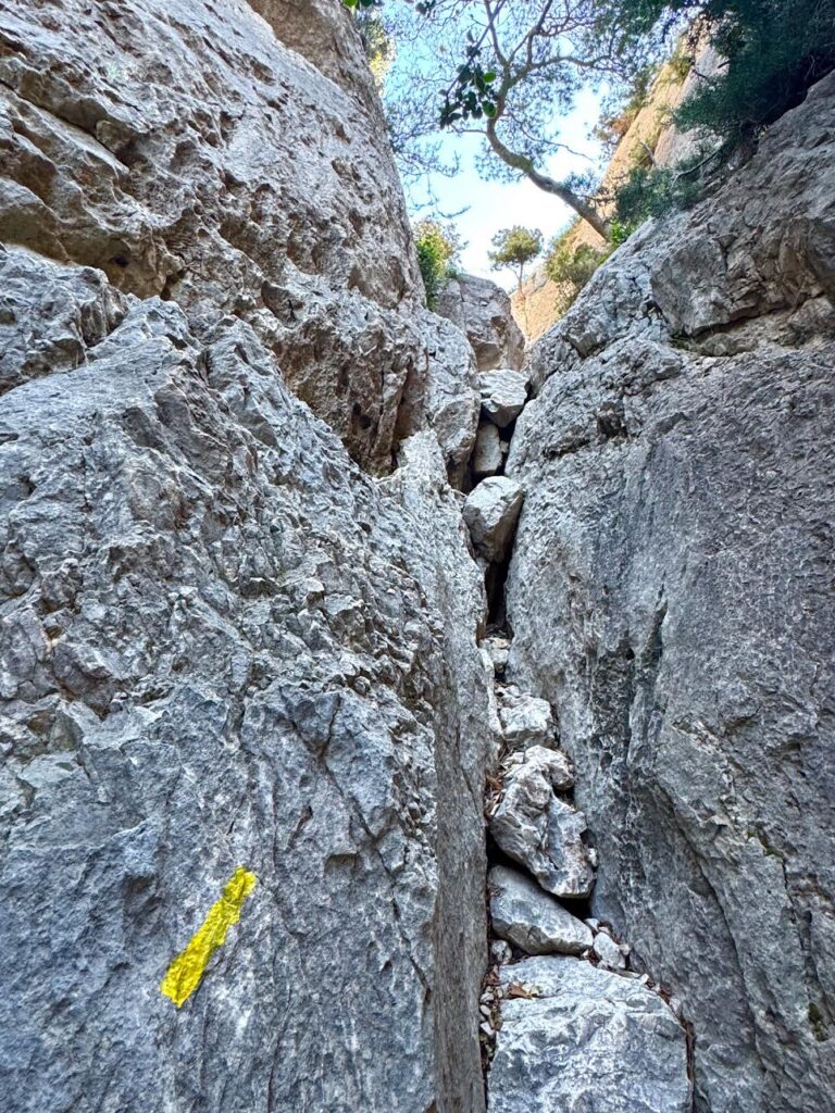 Randonnée Pas de la Demi Lune, calanques de Marseille