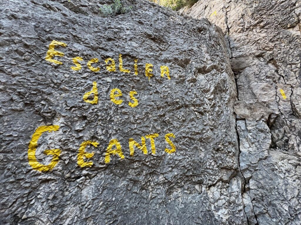 L'Escalier des Géants, dans les calanques de Marseille