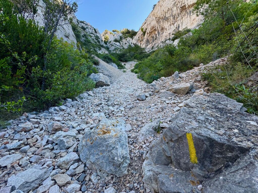 Randonnée Pas de la Demi Lune, calanques de Marseille