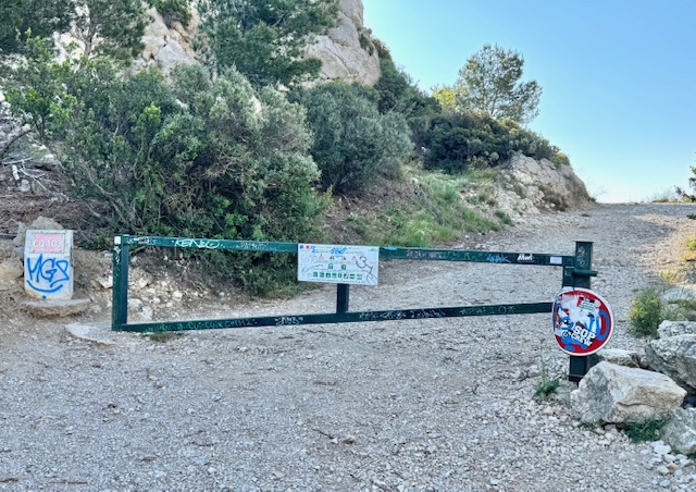 Point de départ randonnée Sormiou, Marseille
