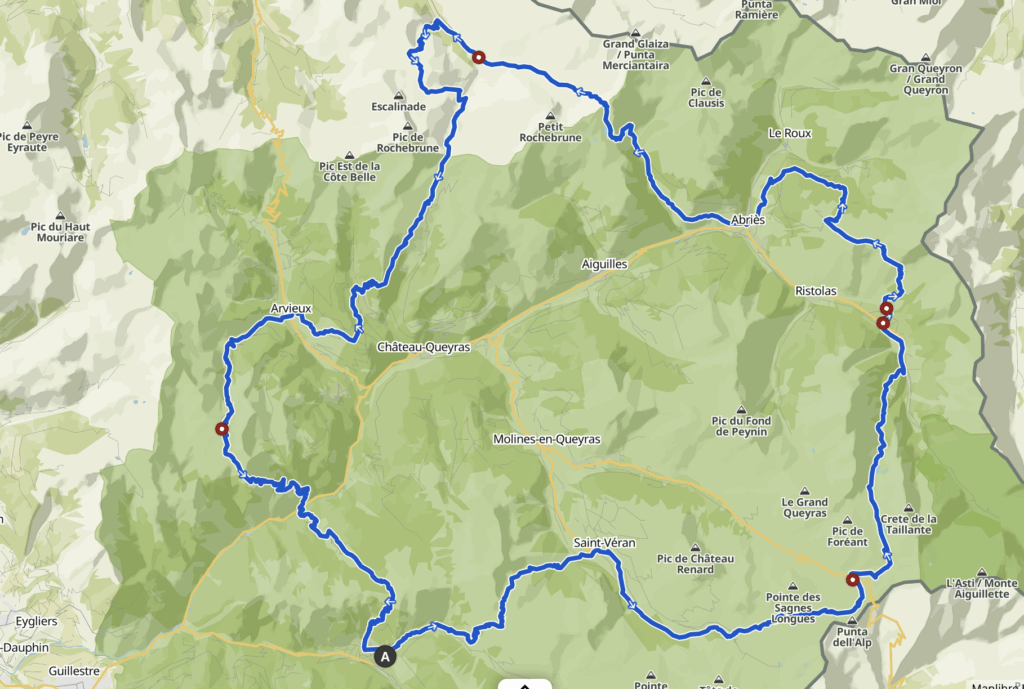 Itinéraire tour du Queyras en 4 jours