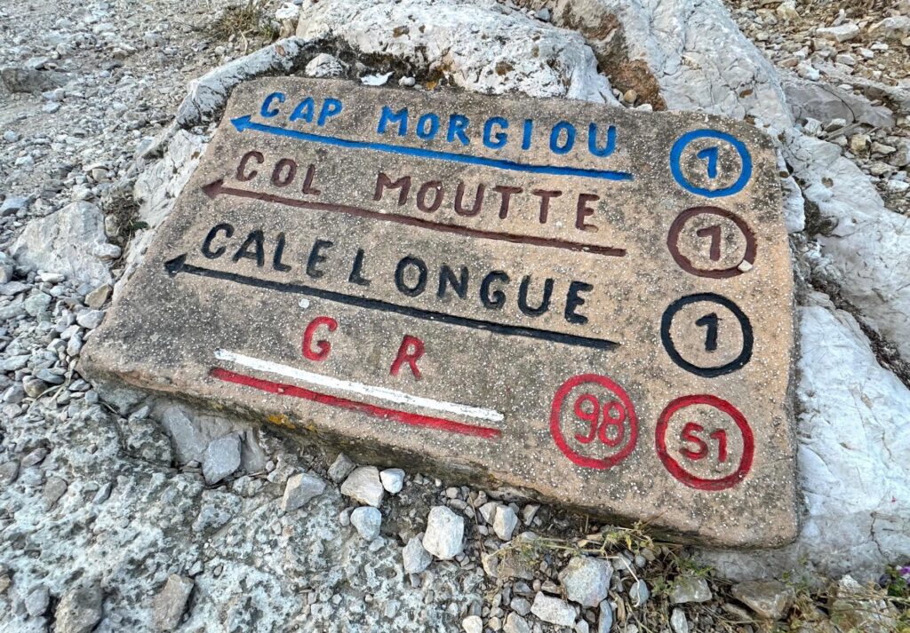 Point de départ de la traversée des Calanques