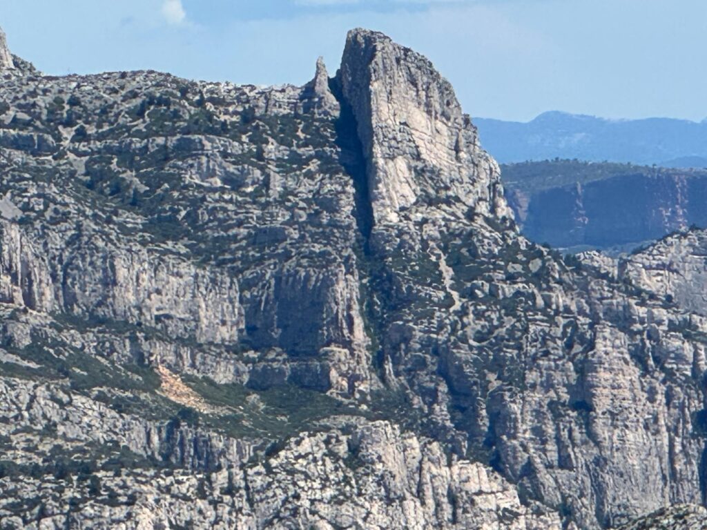 La grande Candelle, dans les calanques de Marseille