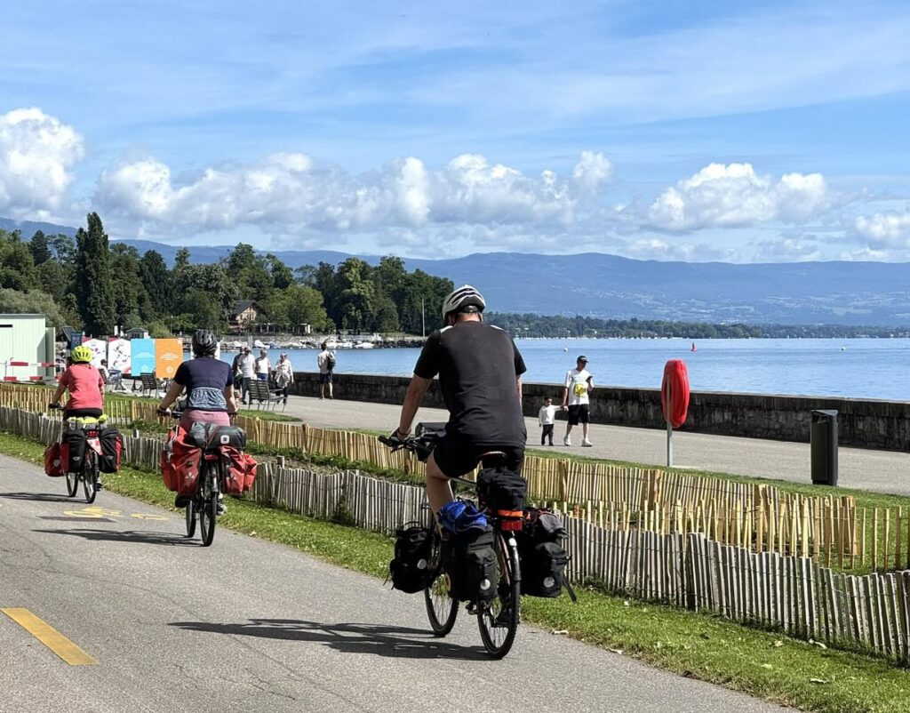Tour du lac Léman à vélo