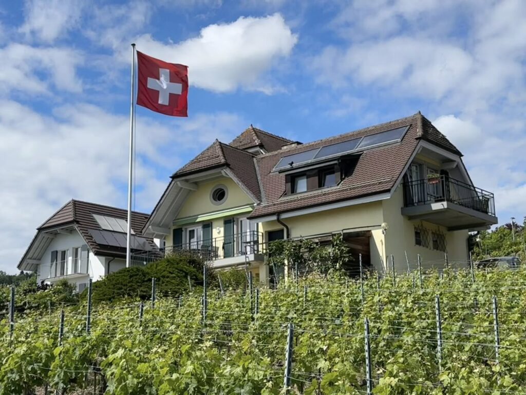 En Suisse, sur les hauteurs de Lutry