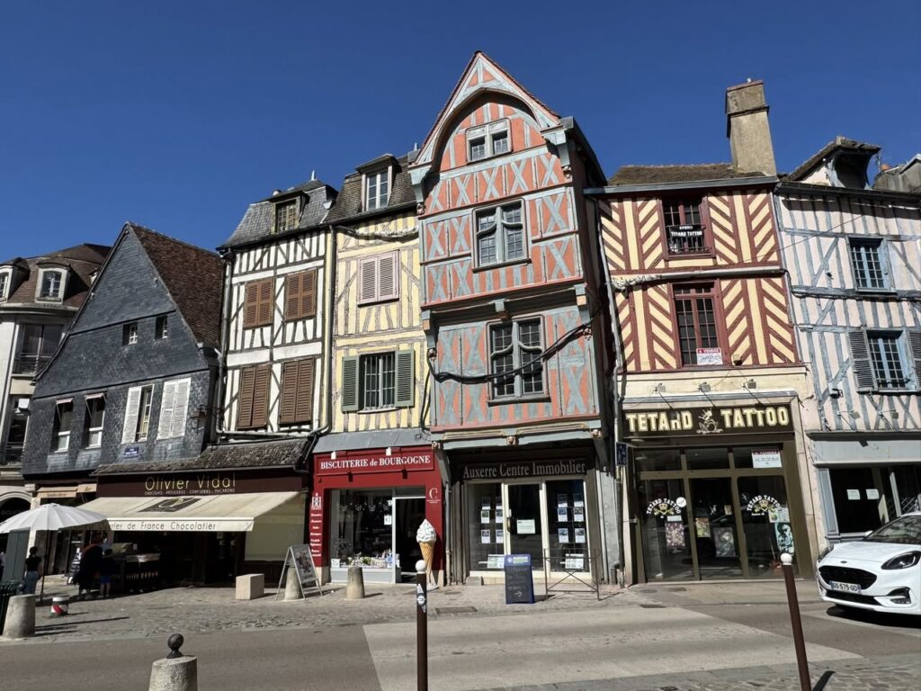 Maison à colombage à Auxerre