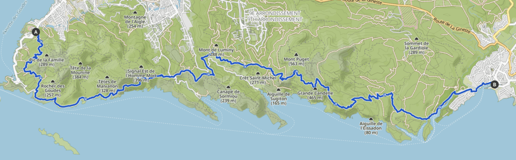 Traversée des calanques de Marseille à Cassis