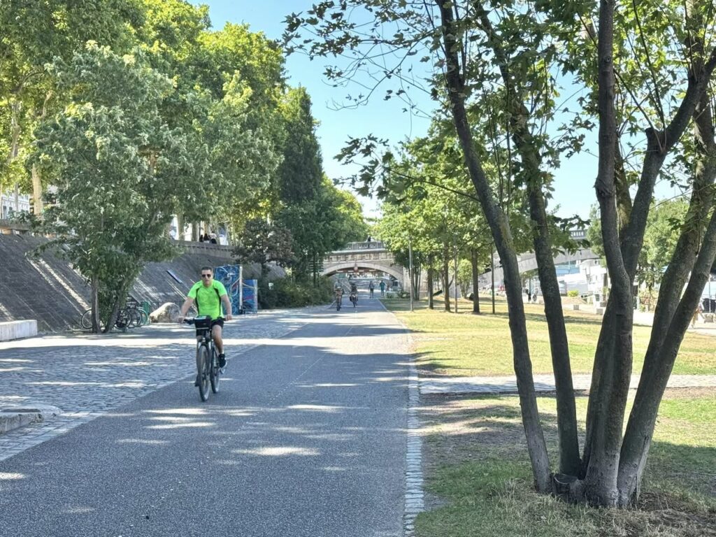Les berges du Rhône à Lyon