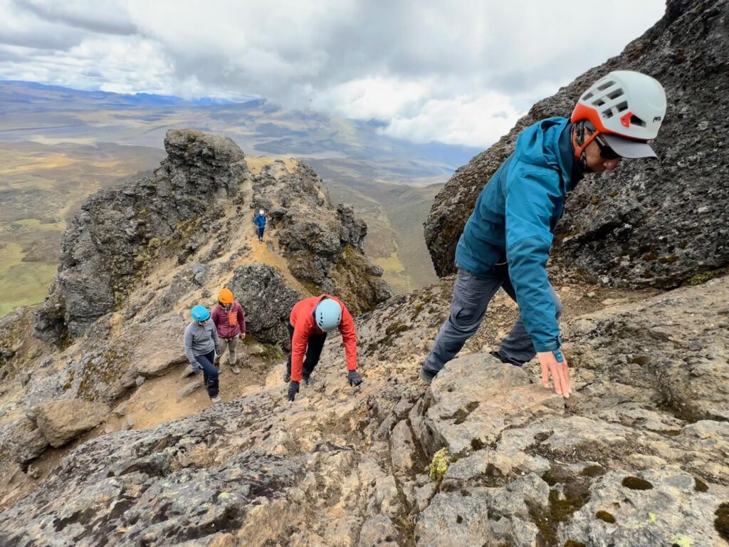 Sur le sentier du Rumiñahui, Équateur