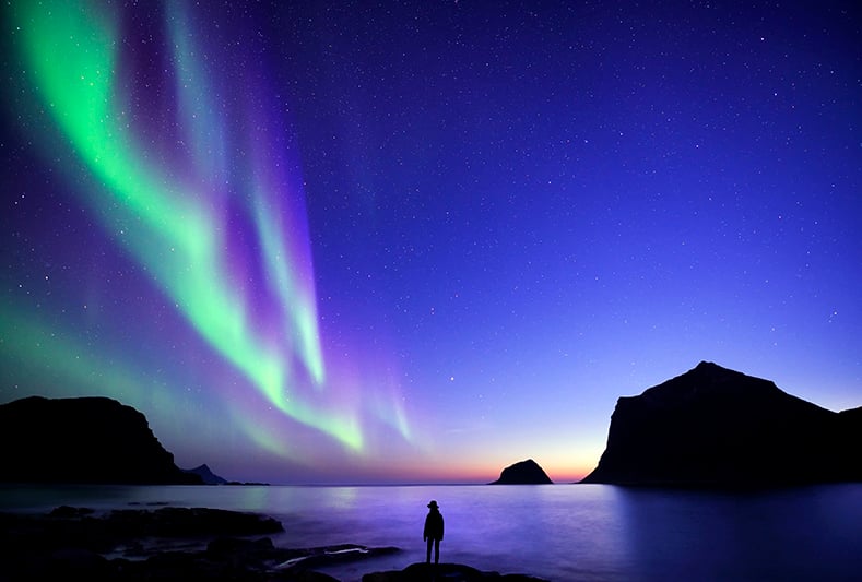 Aurore boréale, Norvège