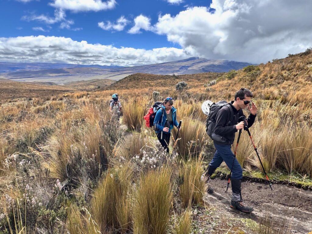Sur le sentier du Rumiñahui, Équateur