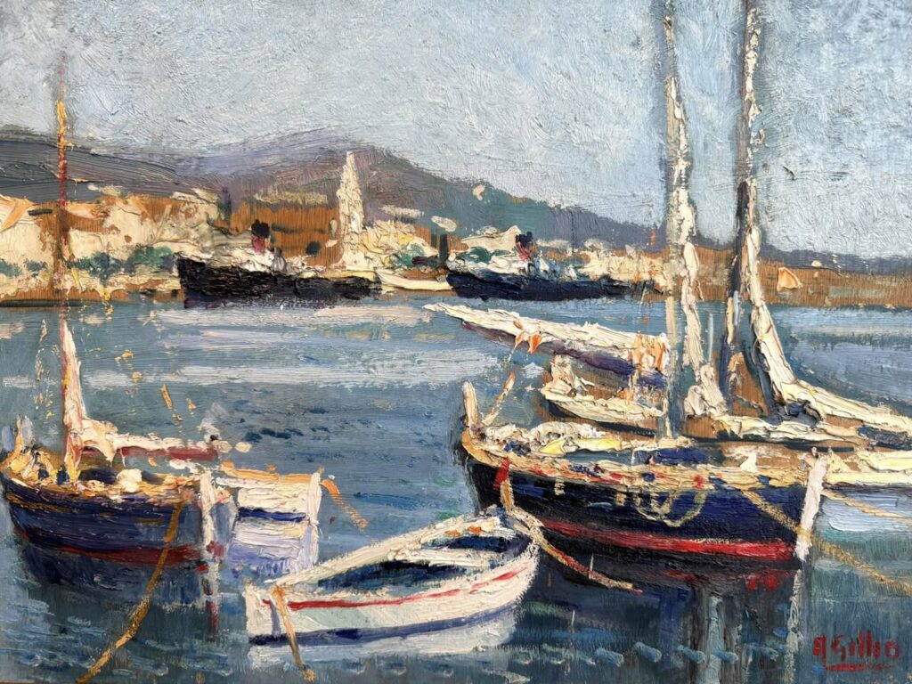 Vue du nouveau Port de Bastia (Albert Gillio)