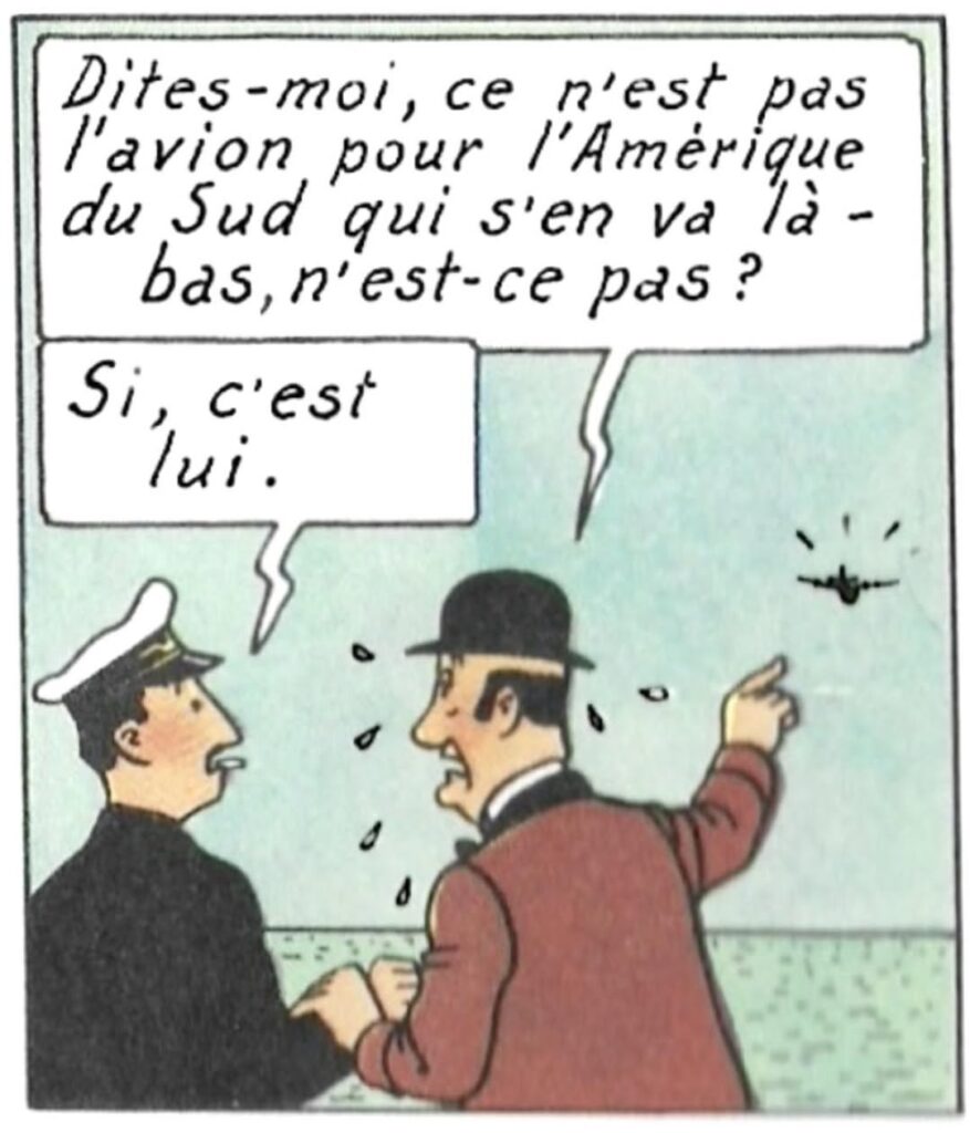 Départ en Amérique du Sud