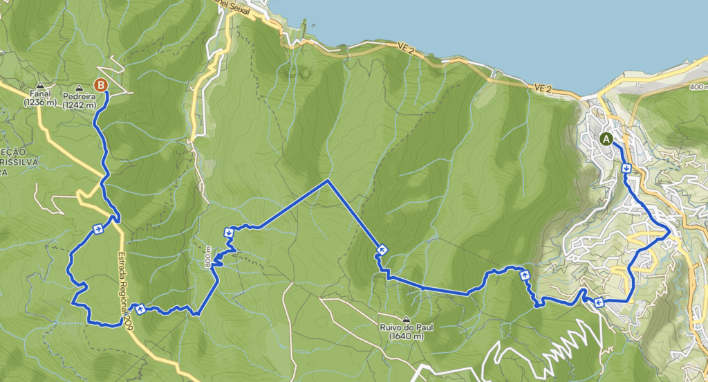 5ème étape Randonnée Madère