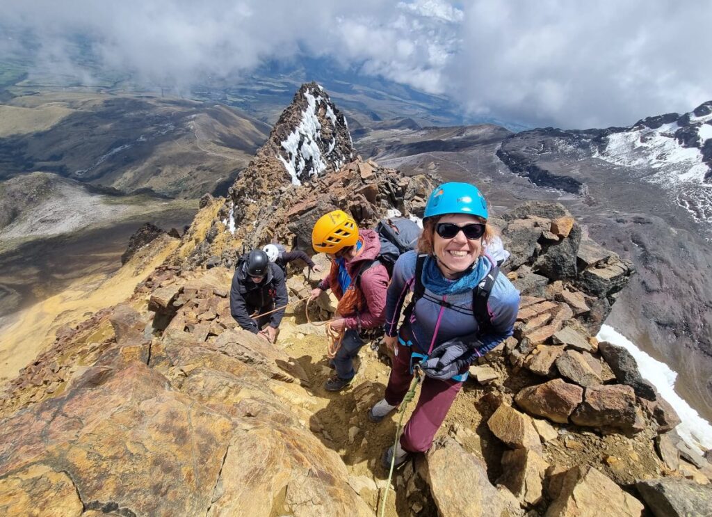 Sur le sentier de l'Illiniza Norte, Équateur