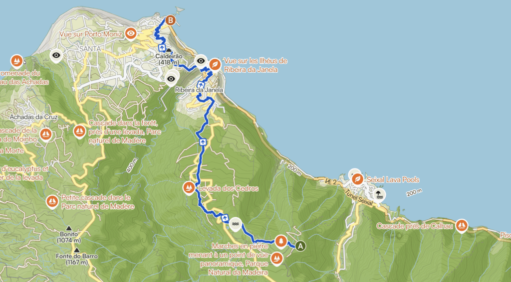 6ème étape Randonnée Madère