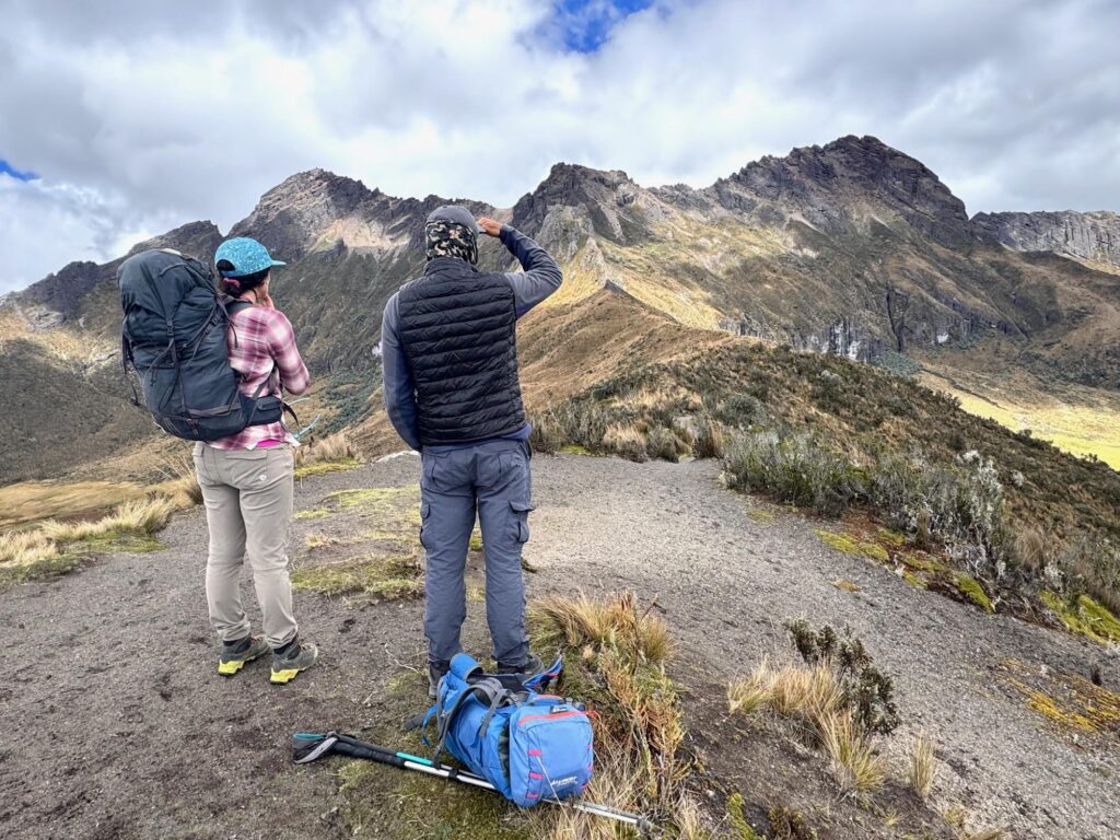Sur le sentier du Rumiñahui, Équateur