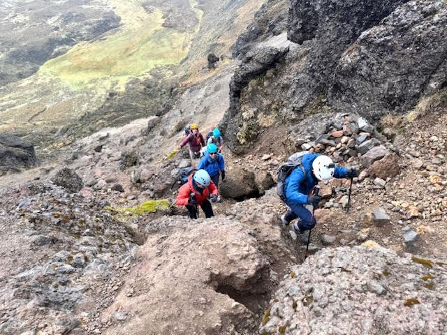 Sur le sentier du Rumiñahui, Équateur