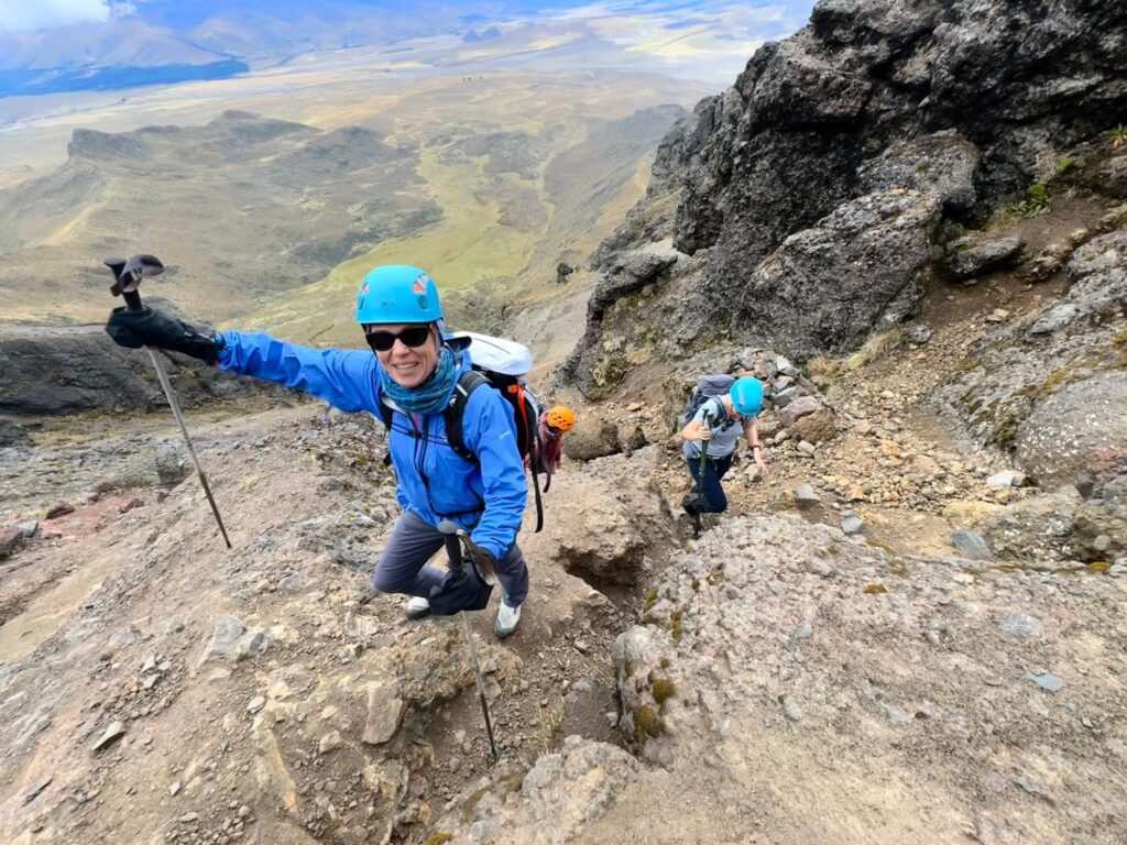 Sur le sentier du Rumiñahui, Équateur