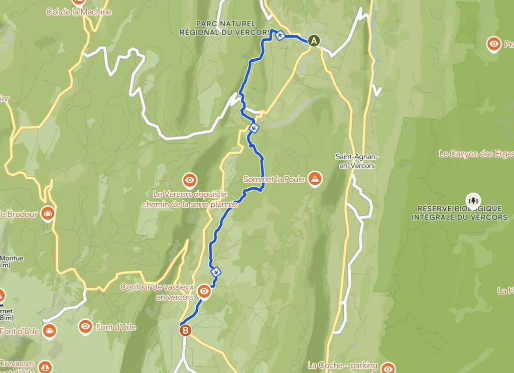 Traversée du Vercors étape 3