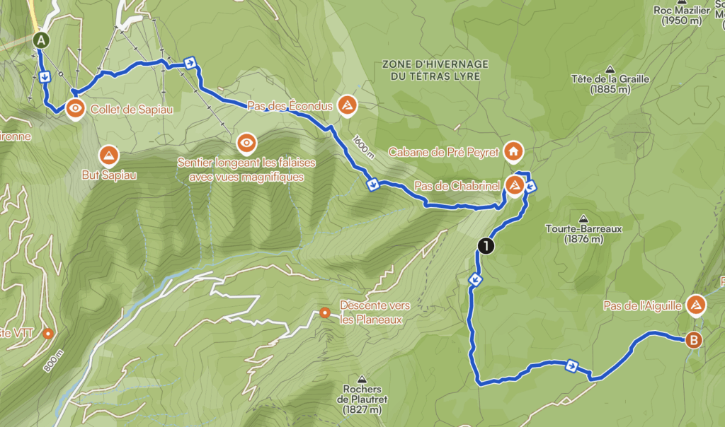 Traversée du Vercors étape 5