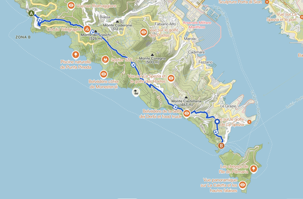 Randonnée Cinque Terre Étape 3