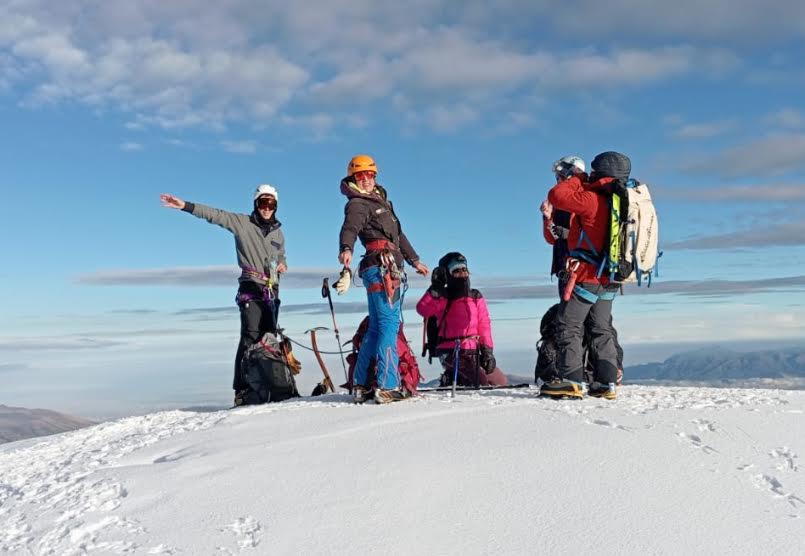 Sommet du Cotopaxi, en Équateur