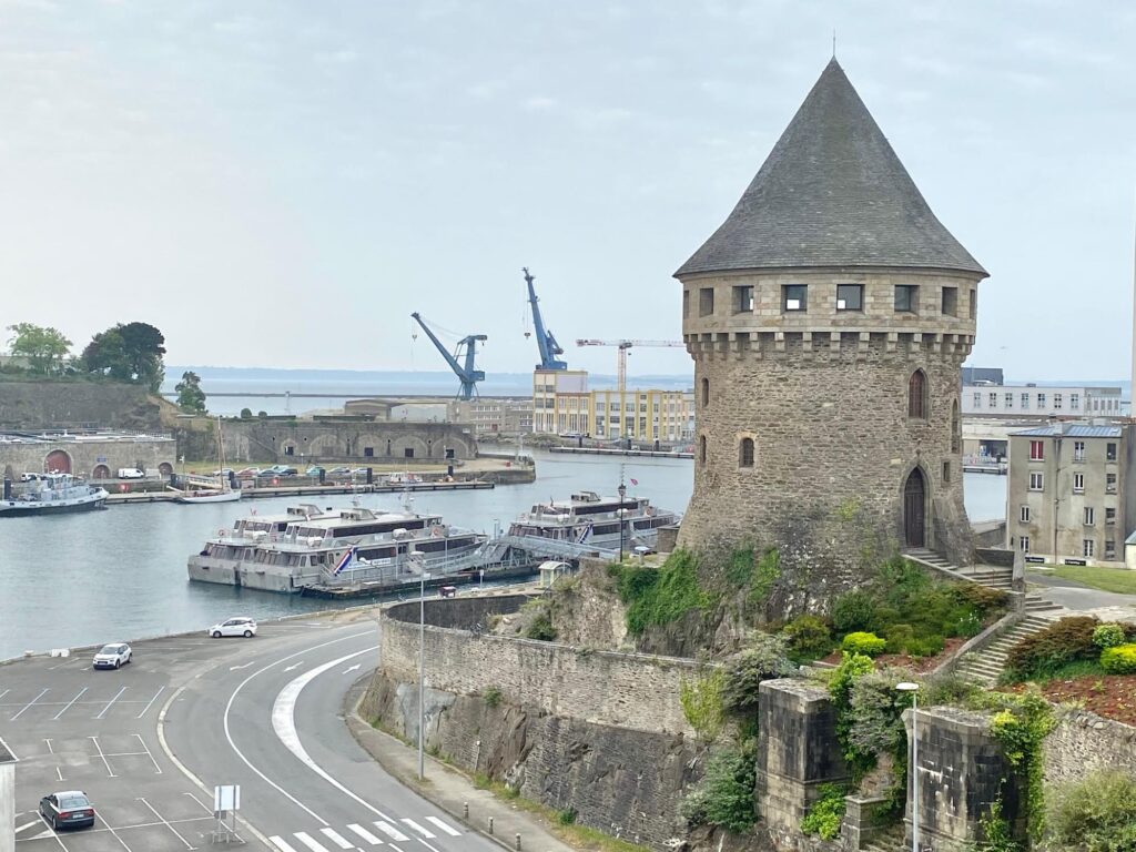 Le port de Brest, Bretagne